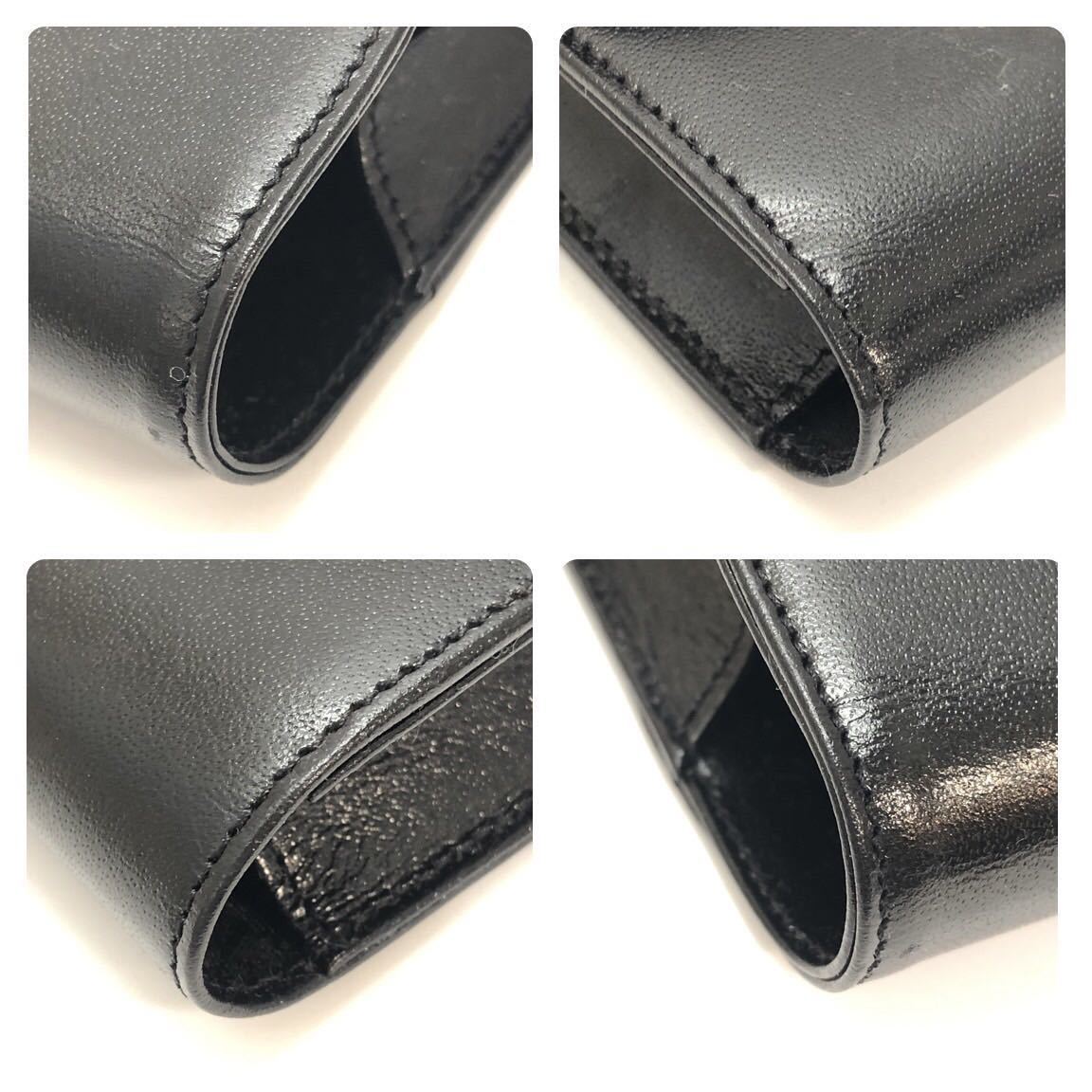 MONTBLANC モンブラン レザー シガレットケース 黒色系 18676228 MONTBLANC モンブラン レザー シガレットケース 黒色系 18676228