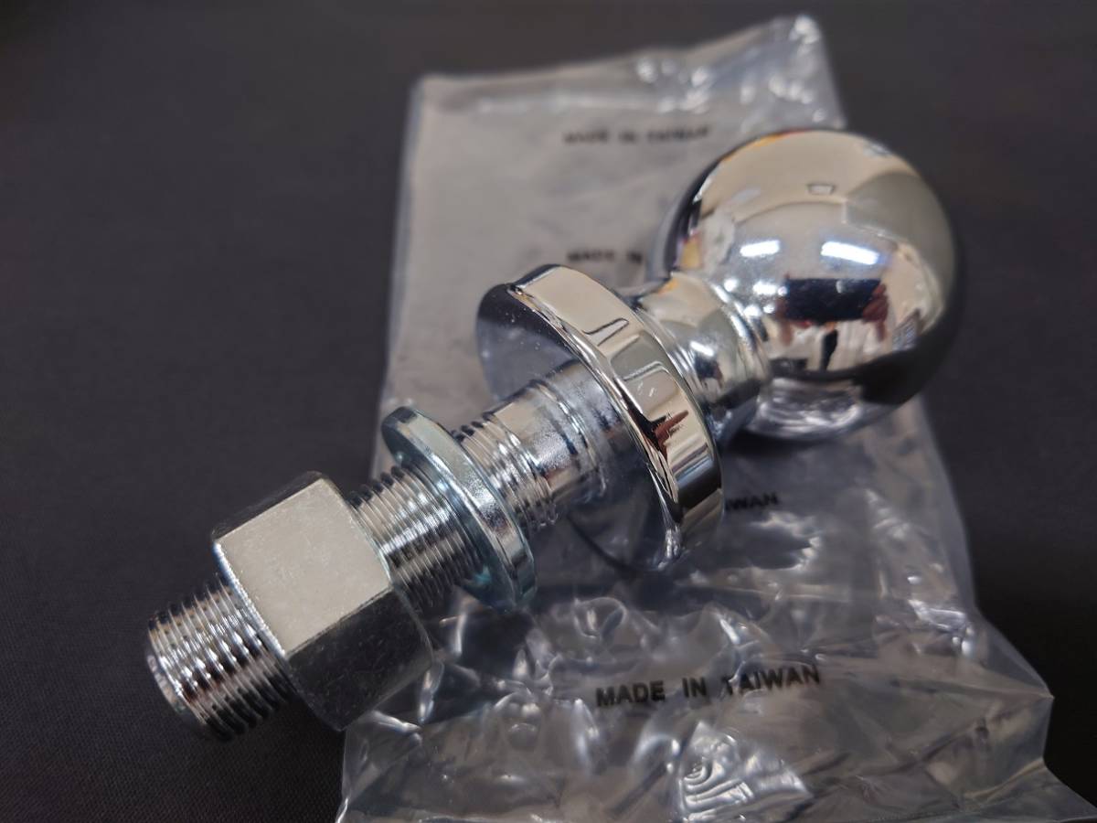 2インチヒッチボール　スチール製　軸径19mm　新品　送料込_画像3