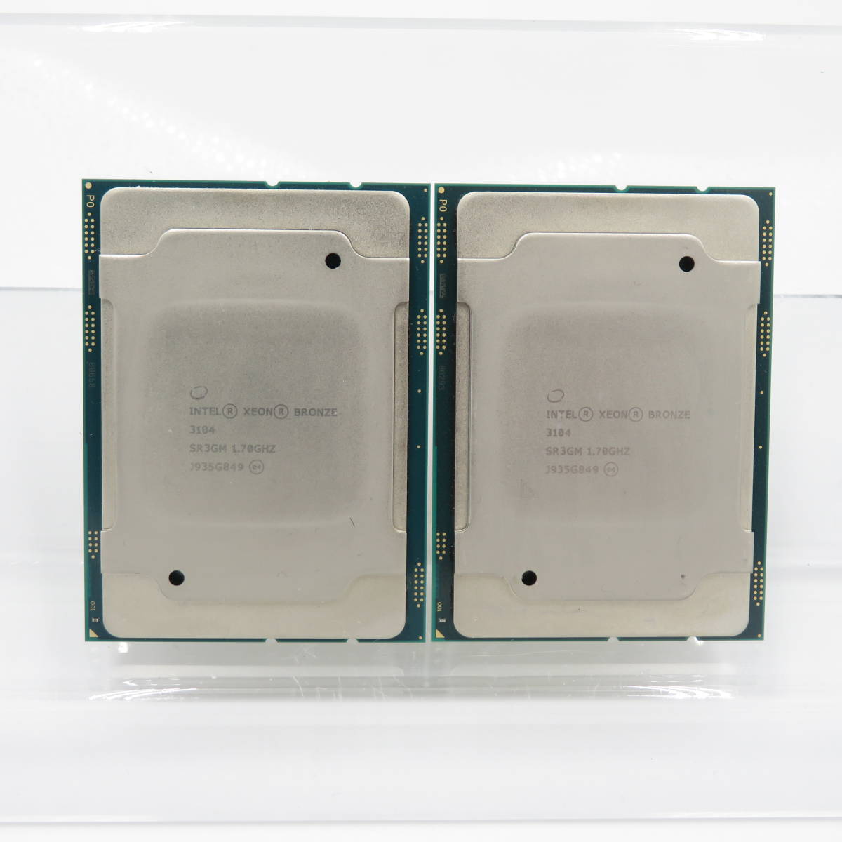 Intel Xeon BRONZE 3104 SR3GM 2個セット 動作確認済み_画像1
