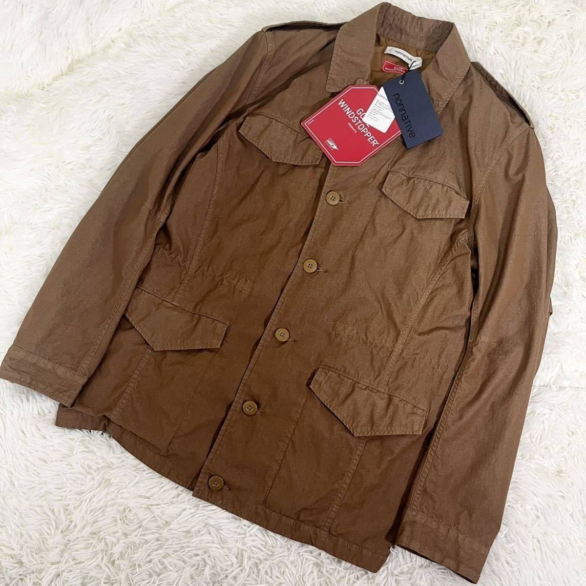 未使用タグ付き NONNATIVE TROOPER JACKET GORE WIND STOPPERノンネイティブ トルーパー ジャケット ゴア ウインド ストッパー キャメル