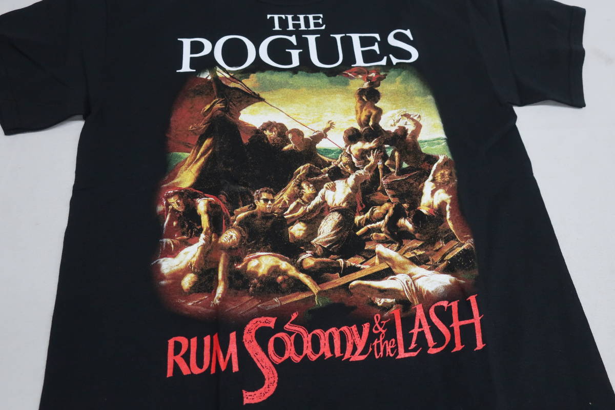 ★同梱不可 ★値下不可　【送250円】　6537　POGUES　ポーグス　メンズ　バンドTシャツ　カットソー　半袖　ロック　綿100％　M　黒_画像7