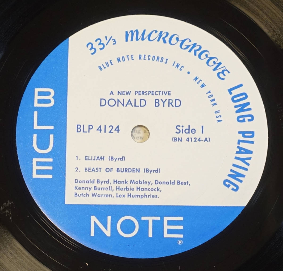 極美! US BLUE NOTE BLP 4124 A New Perspective / Donald Byrd NYC/RVG/EAR_画像3