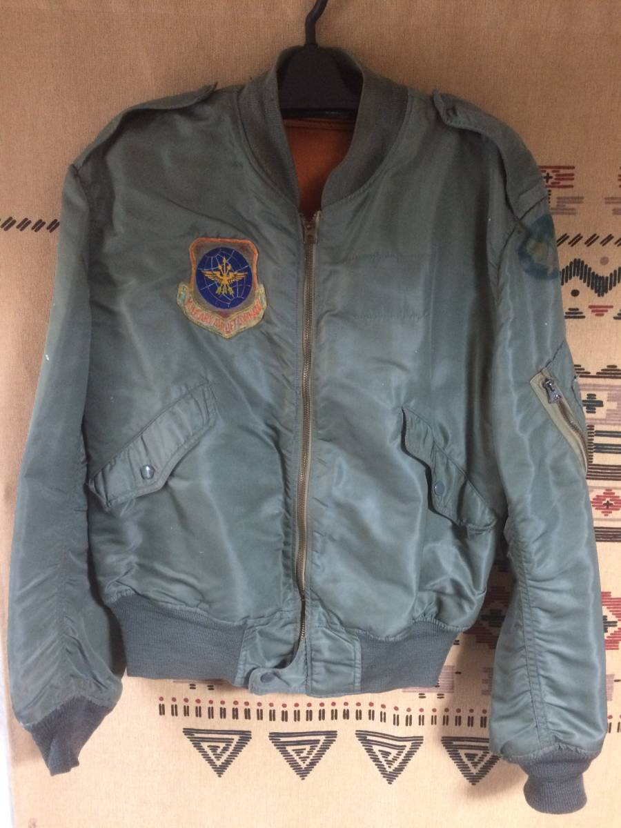 ☆ 米軍実物 L-2B large フライトジャケット US Air Force 60 ☆ 米軍実物 L-2B large フライトジャケット US Air Force 60