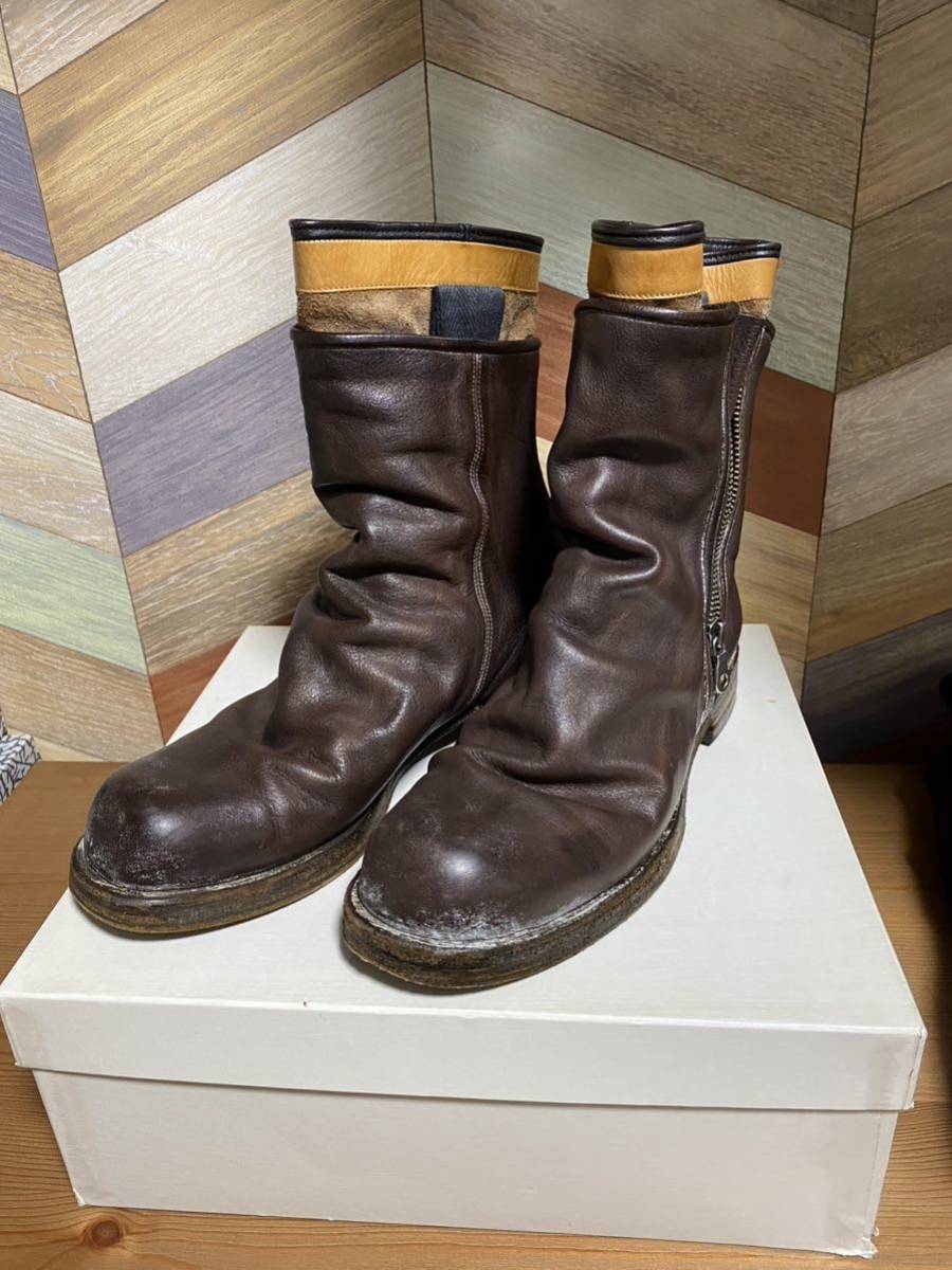 美中古 名作 MIHARA YASUHIRO ミリタリー レイヤード ブーツ 美中古 名作 MIHARA YASUHIRO ミリタリー レイヤード ブーツ