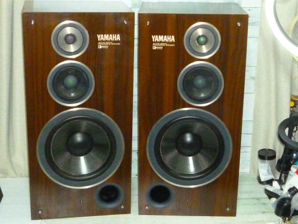 YAMAHA NS-500YST ミュージック140W スピーカー左右 FUKAI KACTIVE SERVO PROCESSING SPEAKER_画像2