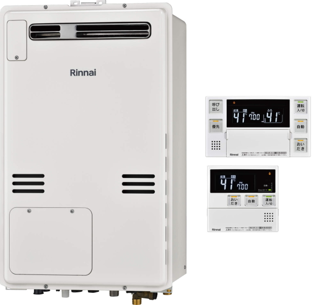 リンナイ　ガス給湯暖房用熱源機　RUFH-A2400SAW2-1(A)　24号　オート　2-1タイプ　リモコンMBC-240V(A)付