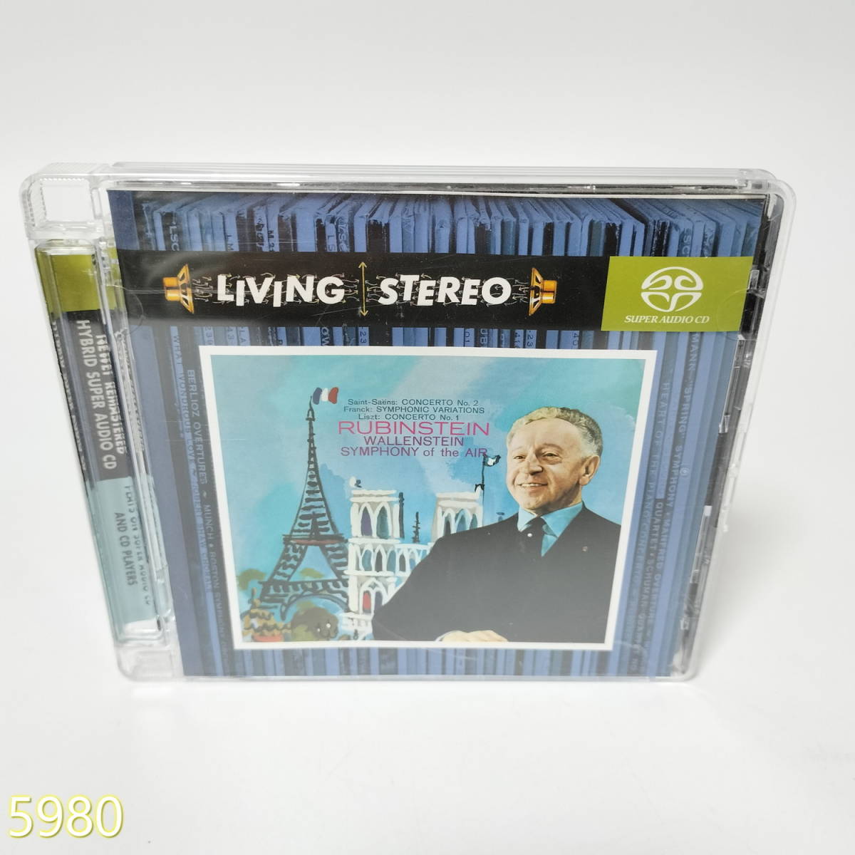 CD :Artur Rubinstein(p)/Alfred allenstein(cond)/Symphony of the Air/etc　Saint-Saens:Piano Concerto No.2 Op.22/他 管:5980 [0]_画像1