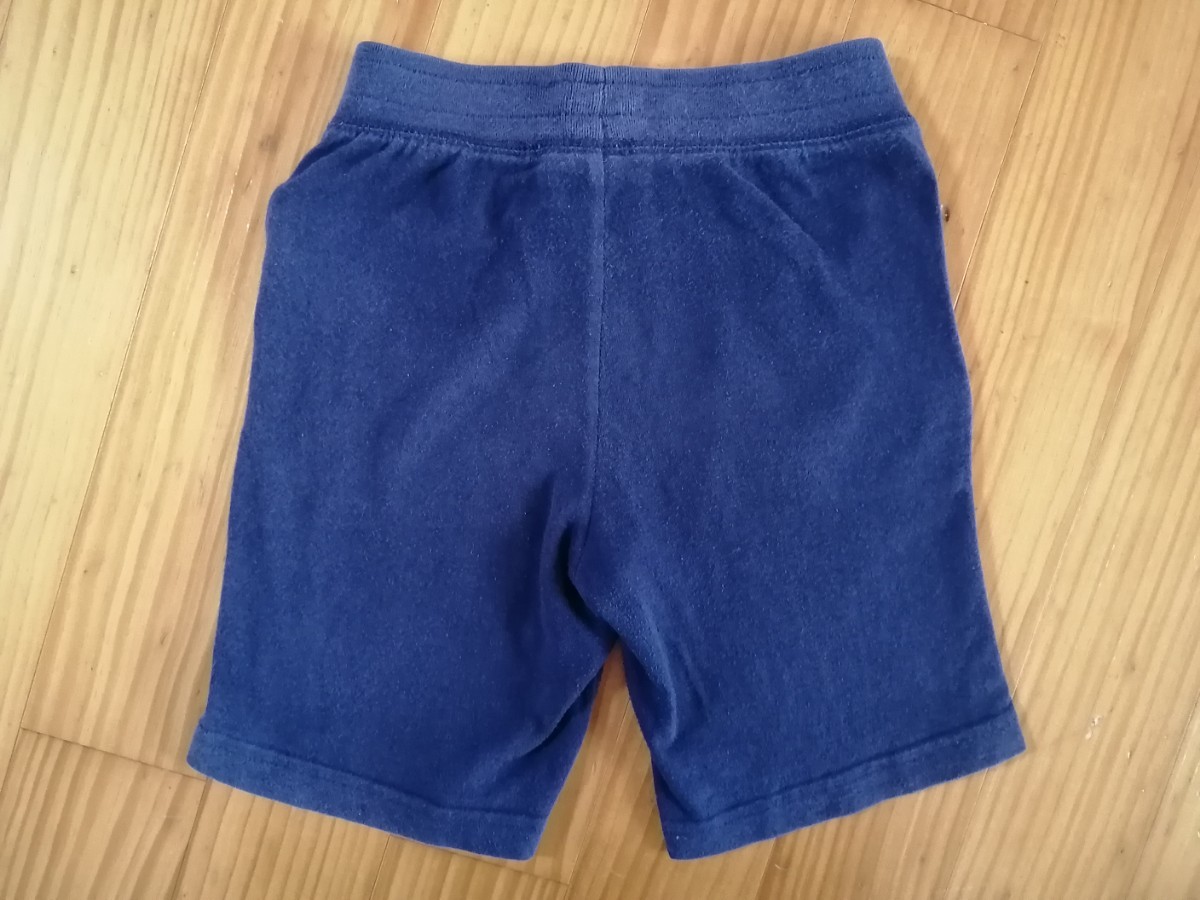 GAP Gap 110 Kids short pants sweat pants shorts sweat pants navy blue navy plain Logo man 