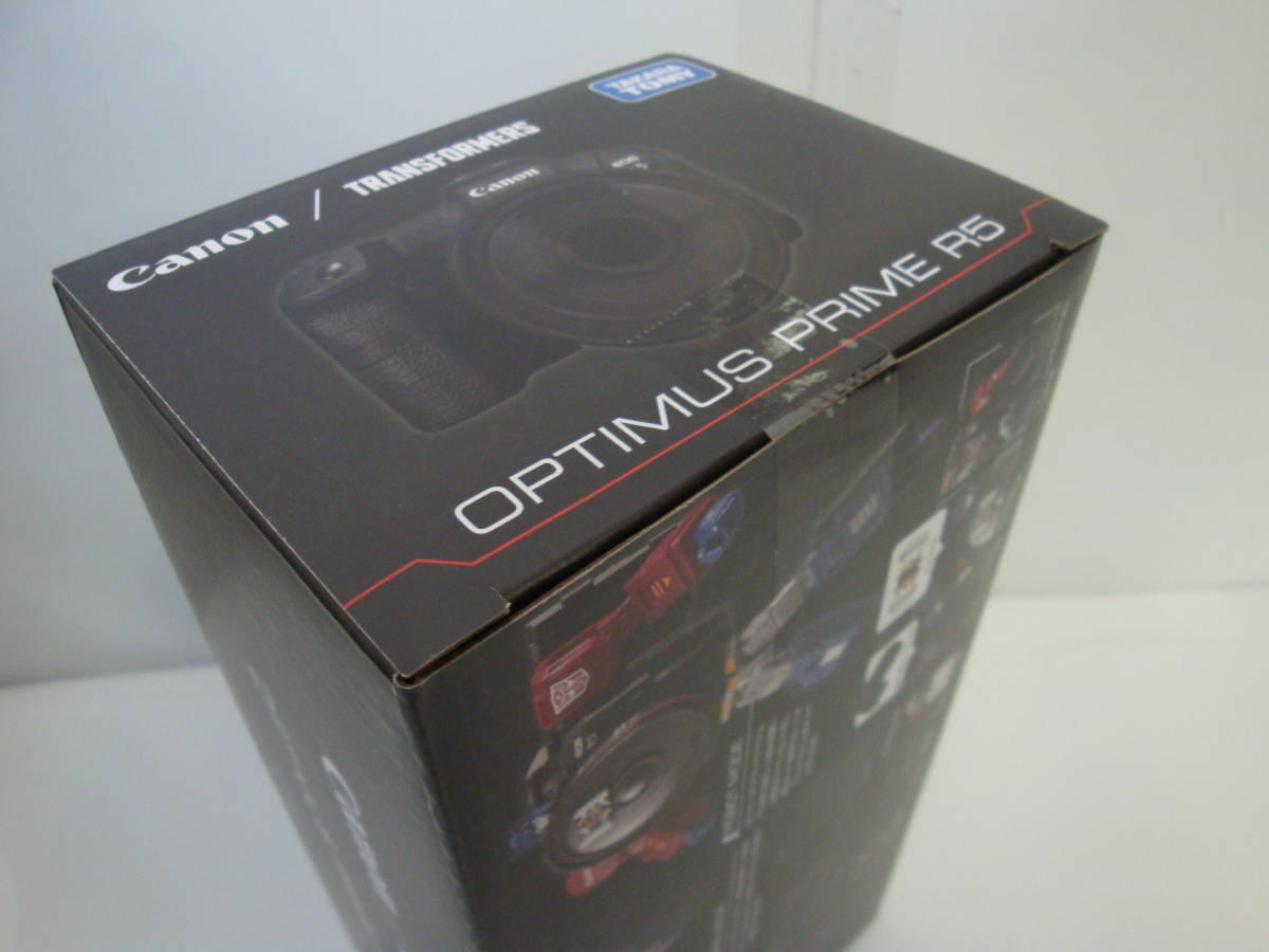 A744 未開封 フィギュア トランスフォーマー Canon OPTIMUS PRIME R5 国内正規品 テープ二度貼りなし_画像7