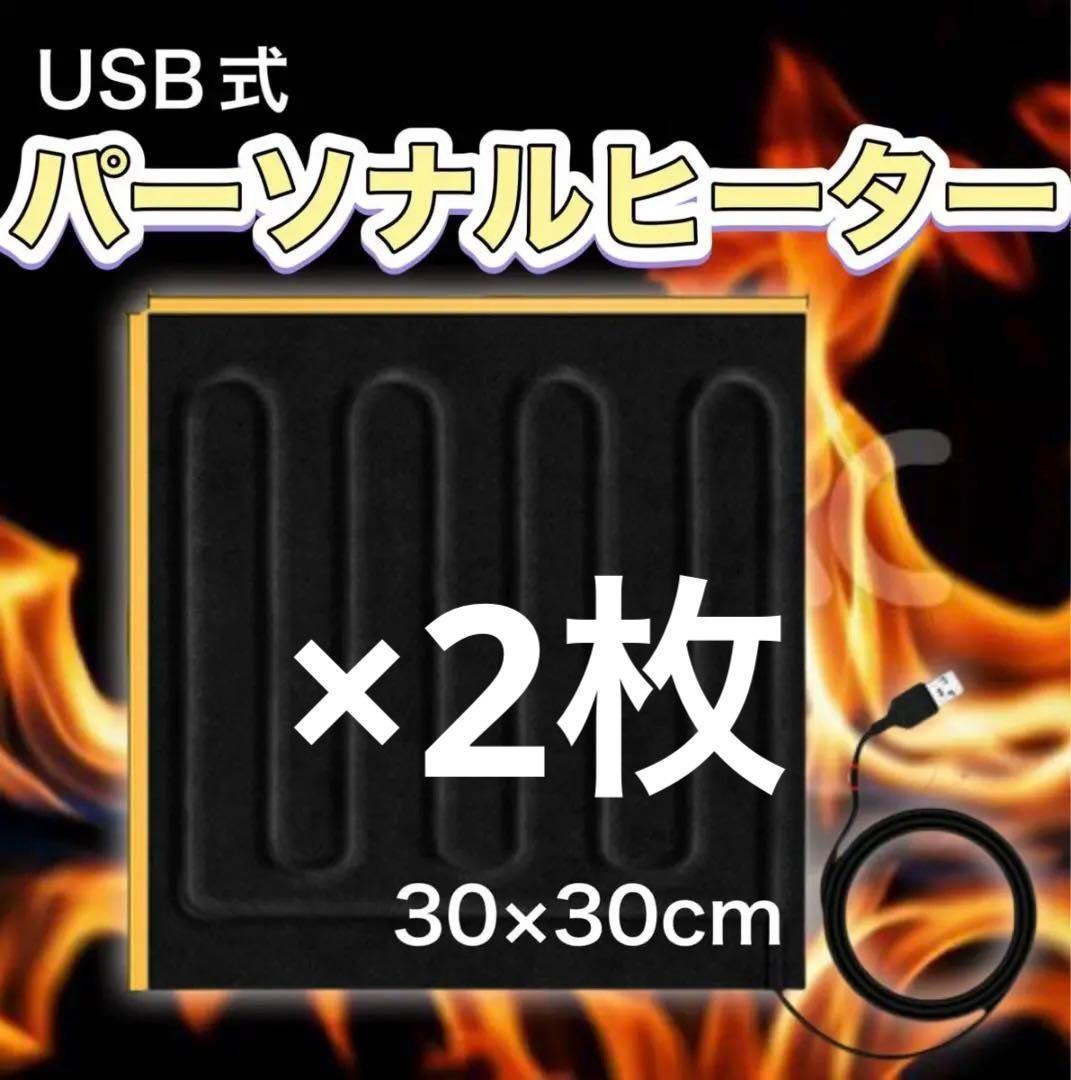 ホットカーペット USB ヒーター 電気 パッド ペット 温熱 ホット マット_画像1