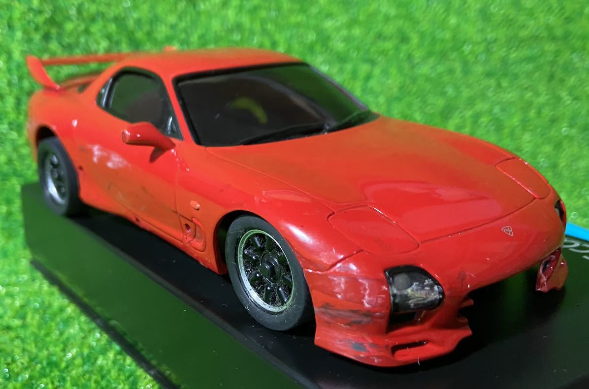 京商 ミニッツ KYOSHO MINI-Z レア 当時物 京商ミニッツ オートスケール 中古 希少 マツダ FD3S 赤 レッド ASC ジャンク扱い ボディ _画像1