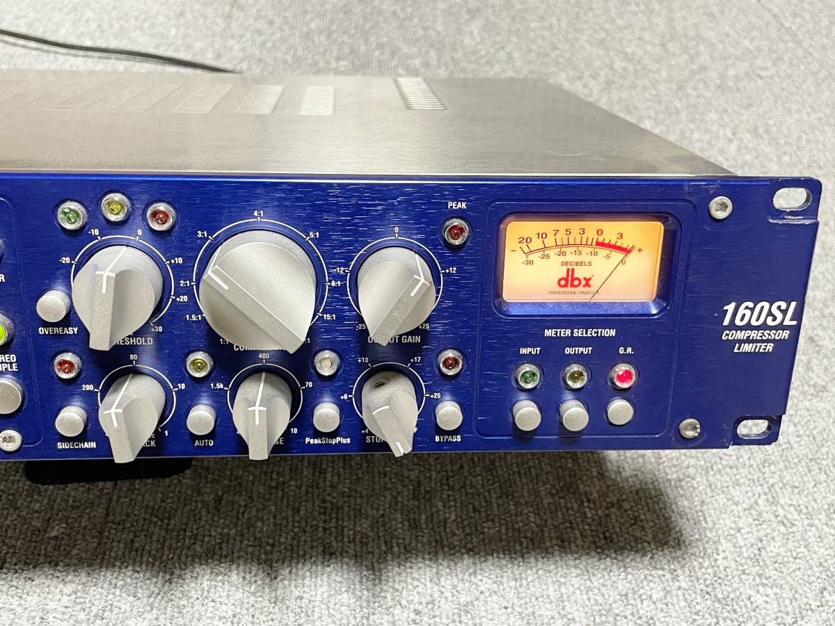 dbx 160SL 120V仕様 アナログコンプレッサー 動作品_画像3