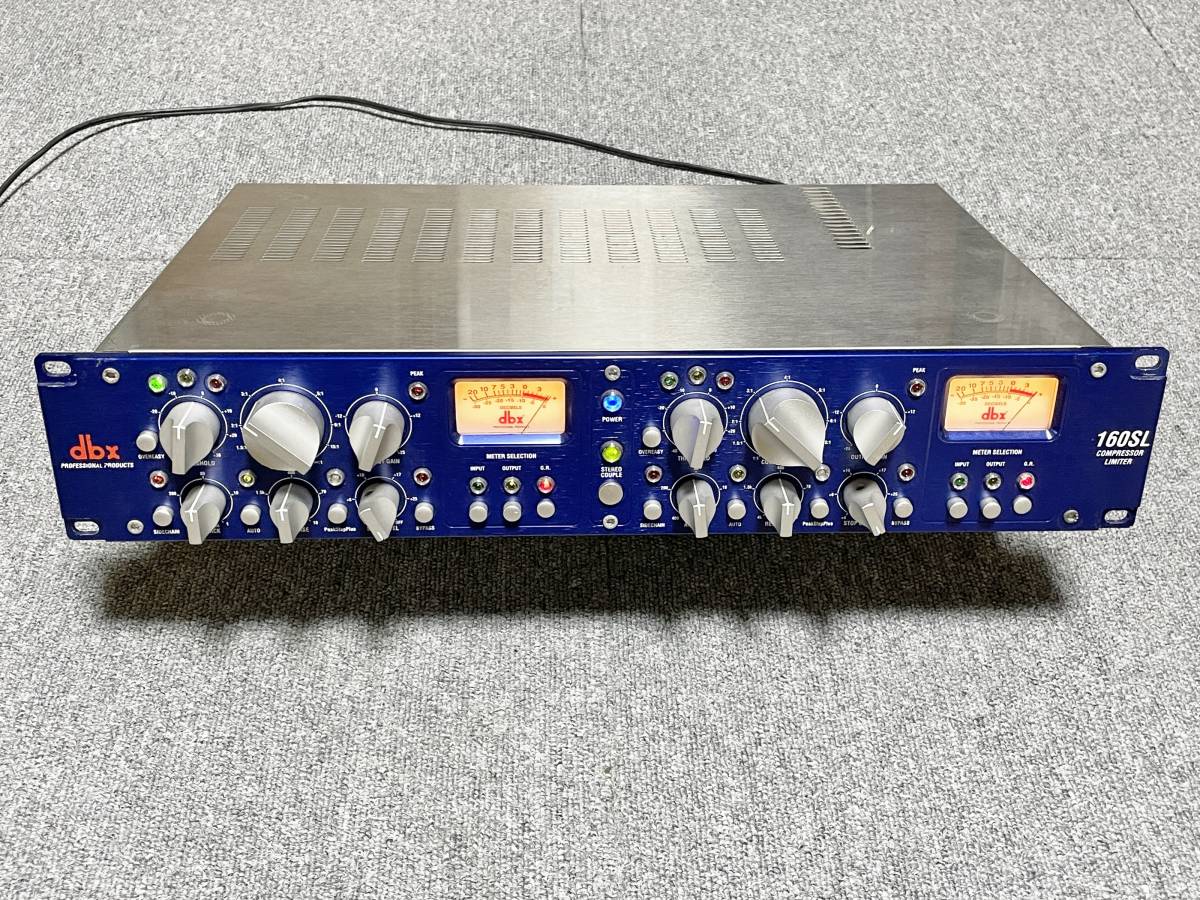 dbx 160SL 120V仕様 アナログコンプレッサー 動作品_画像1