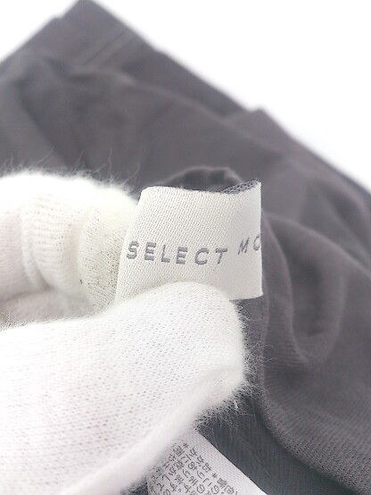 ◇ select MOCA セレクト モカ シンプル 大人女子 長袖 チュニック カットソー サイズF ブラウン系 レディース P_画像3