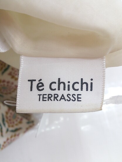 ◇ Te chichi TERRASSE テチチ テラス 総柄 ロング スカート サイズF アイボリー系 レディース P_画像3