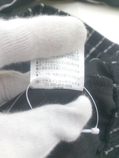 ◇ MODIFIED モディファイド ストライプ ウエストゴム パンツ サイズXL ブラック ホワイト系 メンズ Pの画像5