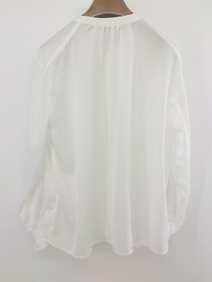 * * classicalelf classical Elf tag attaching long sleeve shirt blouse size L white lady's P