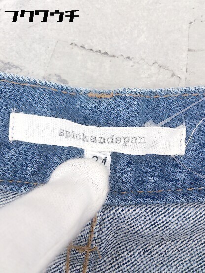 ◇ Spick&Span スピック＆スパン ボタンフライ ジーンズ デニム ショート パンツ 34 インディゴ レディース_画像4