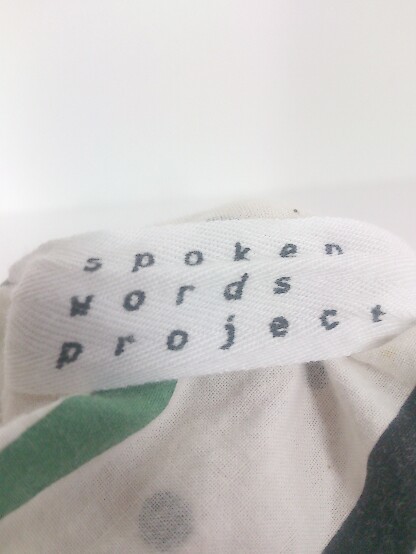 ◇ spoken words project スポークンワーズプロジェクト リネン100% トレッキング パンツ ホワイト イエロー レディース_画像4