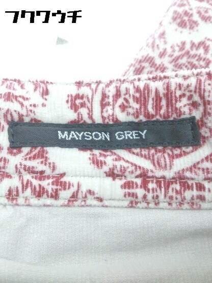 * MAYSON GREY Mayson Grey общий рисунок вельвет брюки размер 3 серый красный женский 