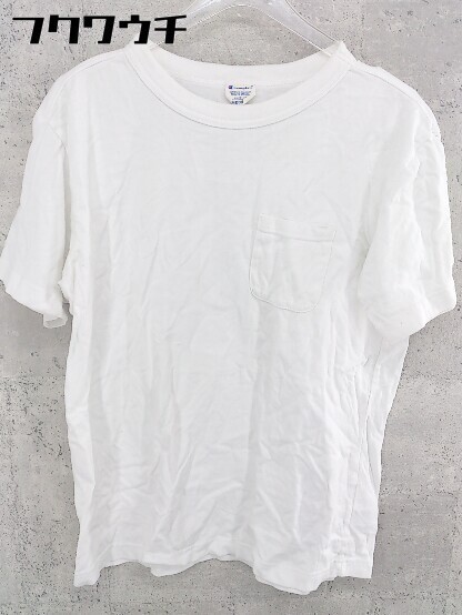 ◇ Champion チャンピオン 半袖 Tシャツ カットソー サイズM ホワイト メンズ_画像1