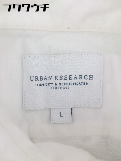 ◇ ◎ ITEMS URBAN RESEARCH アーバンリサーチ 長袖 シャツ サイズL ホワイト メンズ_画像4