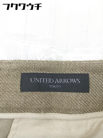 ◇ UNITED ARROWS ユナイテッドアローズ ショート キュロット パンツ サイズ40 ブラウン系 レディース_画像4