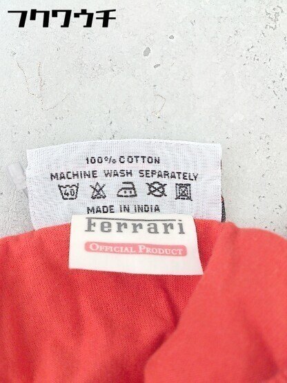 ◇ ferrari gear ロゴ 半袖 プリント Tシャツ カットソー レッド メンズ_画像6