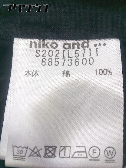 ◇ niko and … ニコアンド オールインワン サロペット ブラック レディース_画像5
