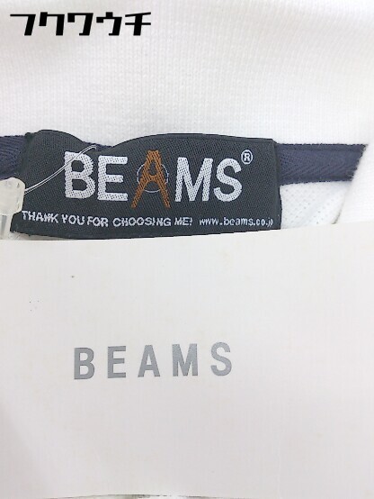 ◇ ◎ BEAMS ビームス タグ付き 半袖 ポロシャツ サイズS ホワイト メンズ_画像9