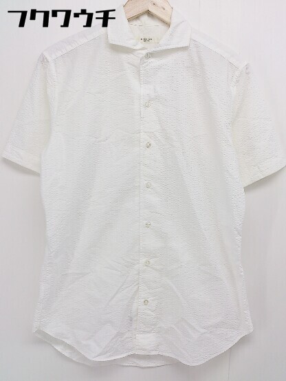 ◇ EDIFICE エディフィス 半袖 シャツ サイズ 48 ホワイト メンズ_画像2