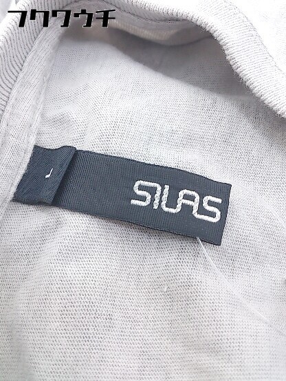 ◇ SILAS サイラス ロゴ プリント 半袖 Tシャツ カットソー サイズL グレー ブラック メンズ_画像4
