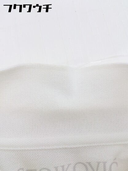 ◇ ◎ le coq sportif ルコックスポルティフ 刺繍 ワッペン 半袖 ポロシャツ サイズ O ホワイト メンズ_画像5