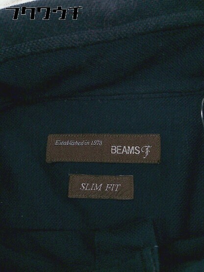 ◇ BEAMS ビームス 半袖 シャツ サイズL ネイビー メンズ_画像4