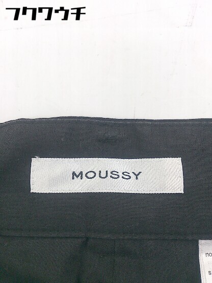 ◇ MOUSSY マウジー ハイウエスト タック テーパードパンツ サイズ 1 ブラック レディース_画像4