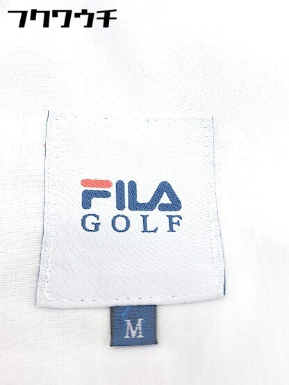 ◇ FILA GOLF フィラゴルフ 七分丈 サブリナ パンツ サイズM ブルー レディース_画像4