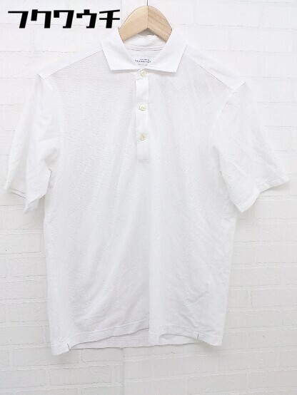 ◇ green label relaxing グリーンレーベル UNITED ARROWS 半袖 ポロシャツ サイズM ホワイト メンズ_画像1