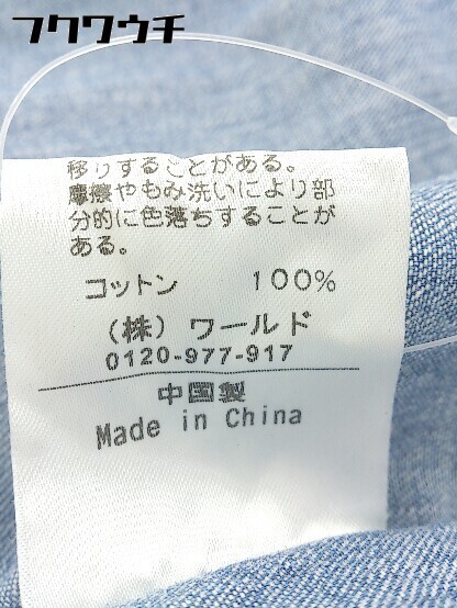 ◇ tk.TAKEO KIKUCHI ティーケータケオキクチ 長袖 デニム シャツ サイズ2 インディゴ メンズ_画像5