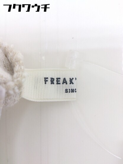 ◇ FREAK'S STORE フリークスストア リネン混 総柄 オールインワン サイズF ベージュ レディース_画像4