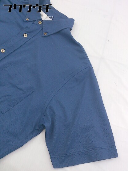 * * BEAUTY & YOUTH UNITED ARROWS button down BD short sleeves shirt size L blue group men's 