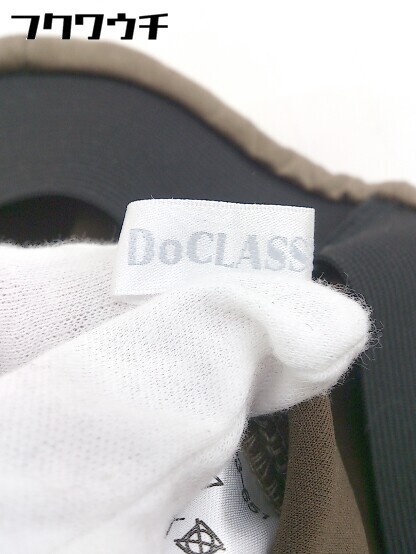◇ DoCLASSE ドゥクラッセ ウエストゴム ストレッチ パンツ サイズ7 ブラウン レディース_画像4