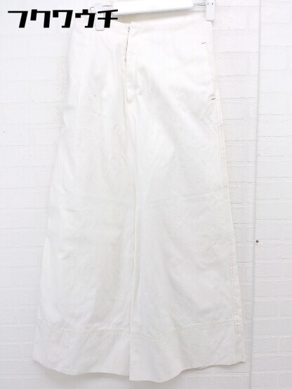 * LA MARINE FRANCAISE La Marine Francaise Denim wide pants size 0 white group lady's 