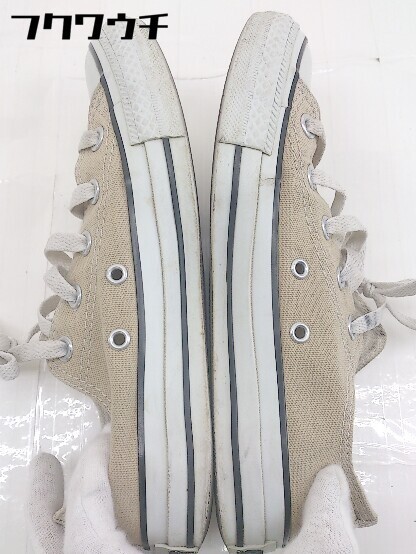 ◇ CONVERSE コンバース 1CL129 ALLSTAR オールスター スニーカー シューズ 23ｃｍ ベージュ レディース_画像8