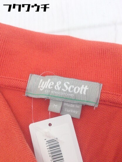 ◇ ◎ LYLE&SCOTT ライルアンドスコット 半袖 ポロシャツ サイズM オレンジ系 メンズ_画像4