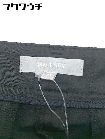 ◇ BALLSEY ボールジィ TOMORROWLAND ストレッチ ハイウエスト パンツ サイズ36 ブラック レディース_画像4