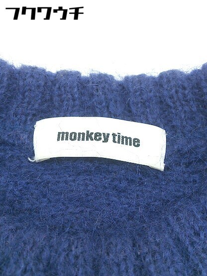 * MONKEY TIME Monkey время UNITED ARROWSmoheya. длинный рукав вязаный свитер размер Sb люмен z