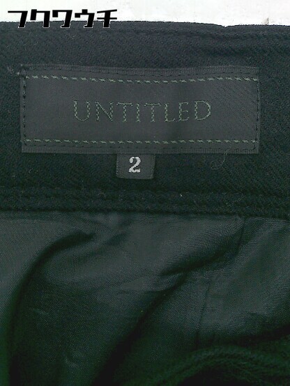 * UNTITLED Untitled wool 7 minute height Sabrina pants size 2 black lady's 