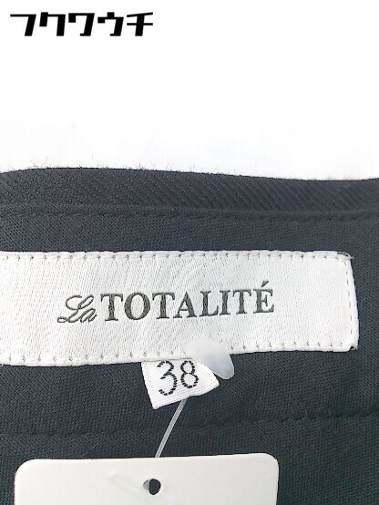 * La TOTALITE La Totalite центральный Press конические брюки размер 38 черный женский 