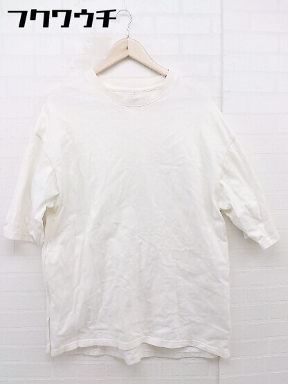 ◇ tree cafe antiqua アンティカ 半袖 Tシャツ カットソー サイズXL オフホワイト メンズ_画像1