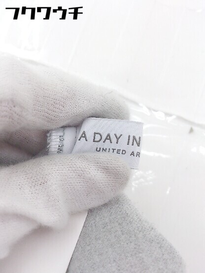 ◇ A day in the life UNITED ARROWS ウエストゴム パンツ サイズ36 ライトグレー レディース_画像4
